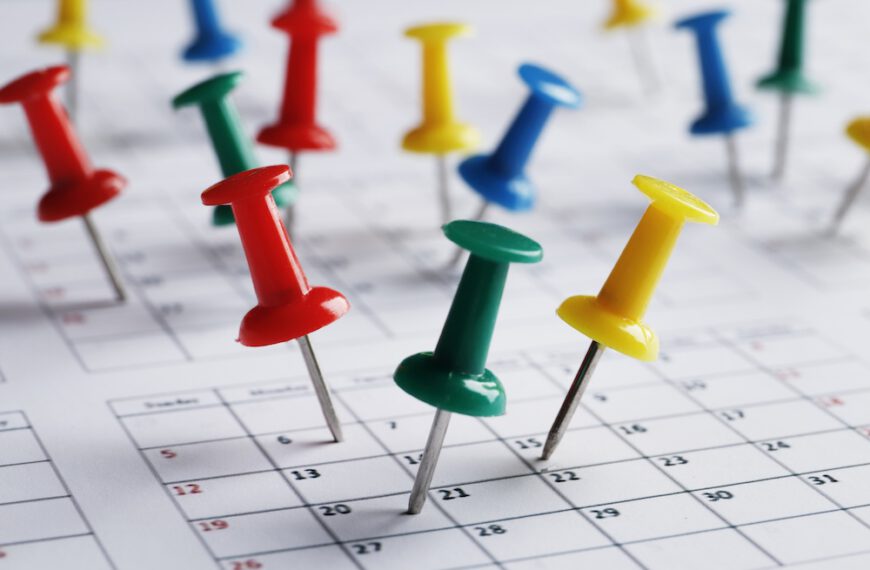 Kalender, Termine